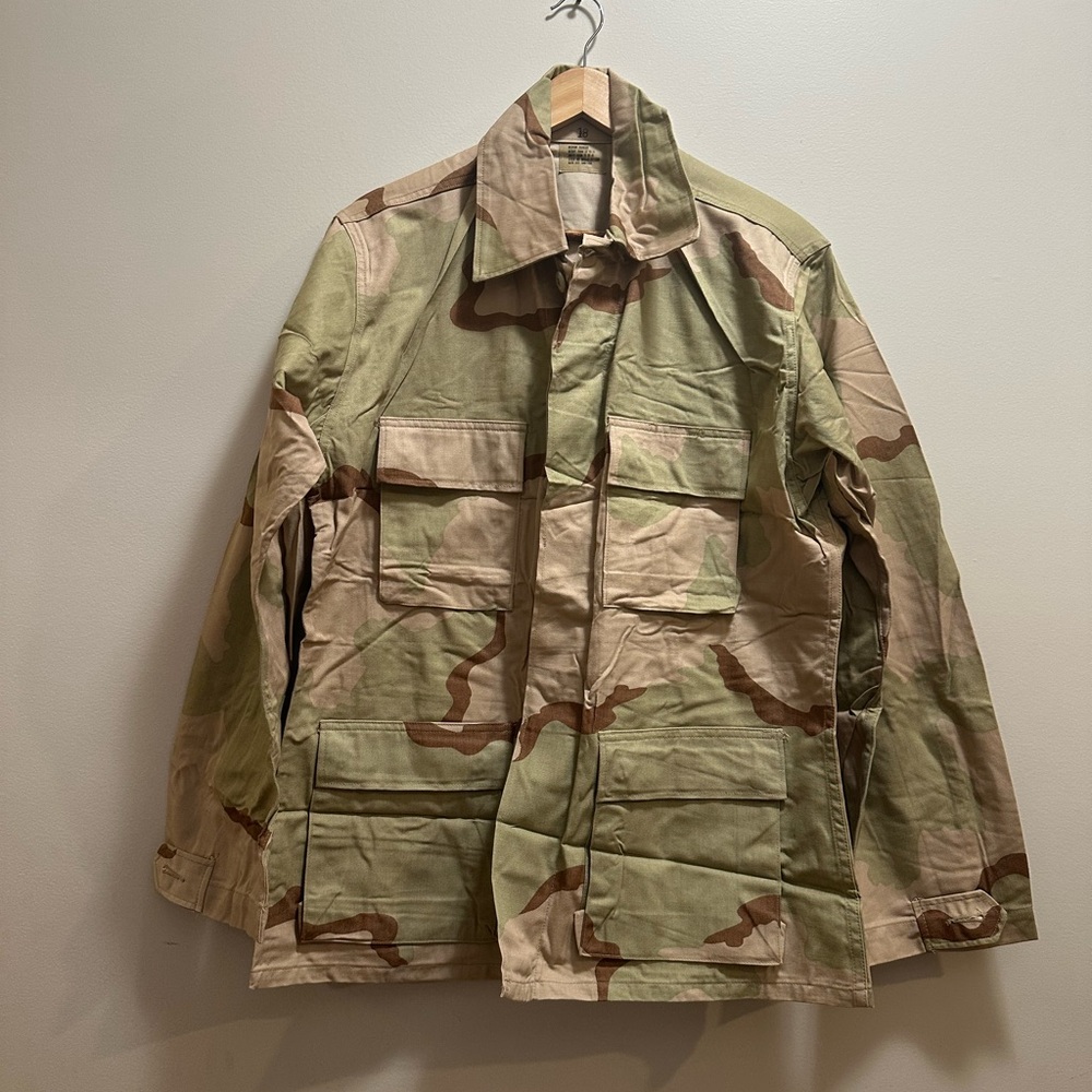 1991 Desert Storm SzM DOD Issue Army DCU Camo Camouflage NYCO Shirt Combat Coat